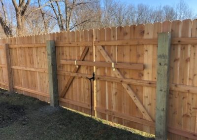 Solid Wood Fencing